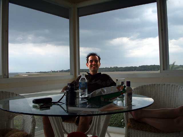 Matt on the porch
